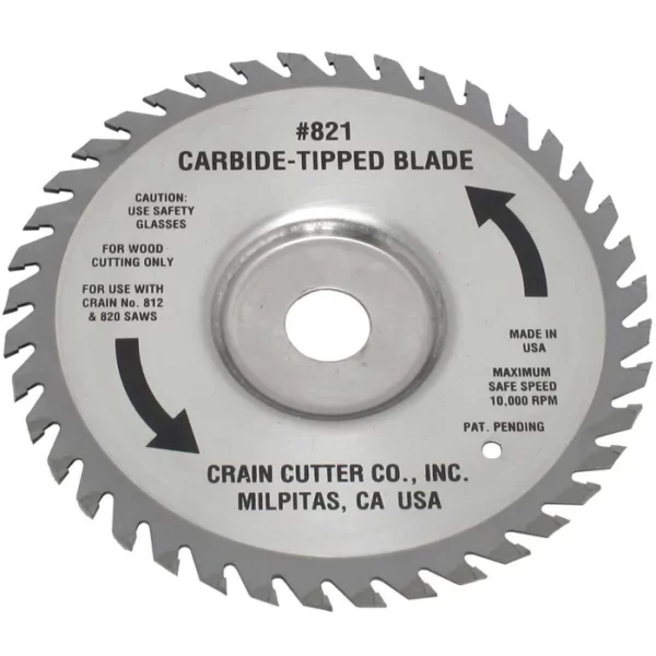 CRAIN 821 CARBIDE TIPPED BLADE (for 812, 820, 825 models)
