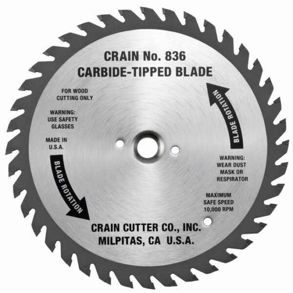 CRAIN 836 CARBIDE TIPPED BLADE (model 835)