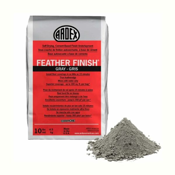 ARDEX SD-F 10# GRAY FEATHER FINISH SELF DRYING CEMENT UNDERLAYMENT 12479
