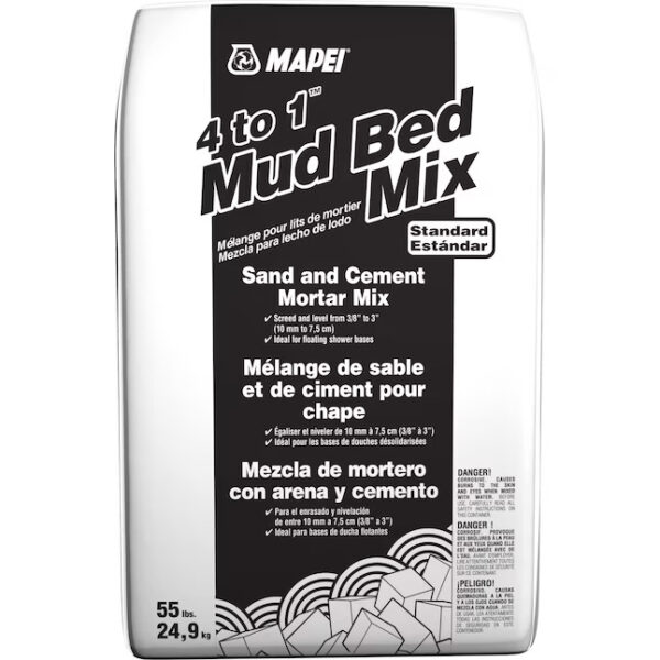 MAPEI 4-TO-1 55# BAG FLOOR MUD THICK MUD BED MORTAR